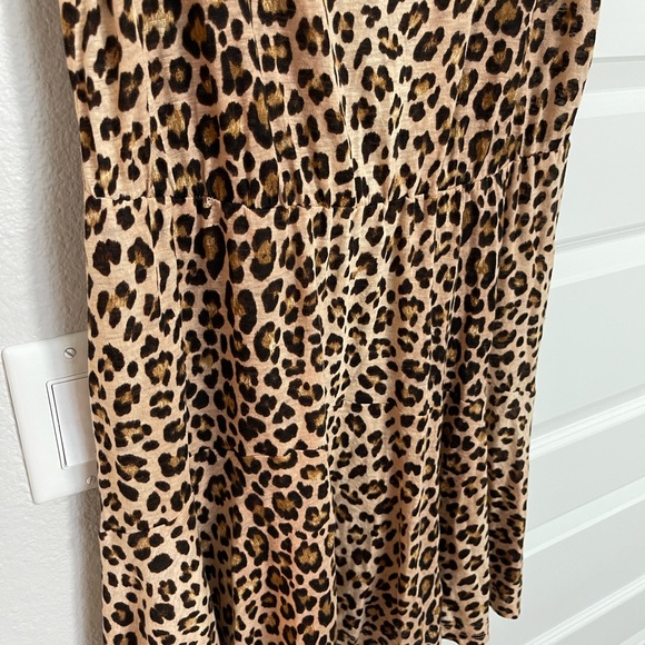3/$20 Cheetah Ruffle Dress - Picture 2 of 3